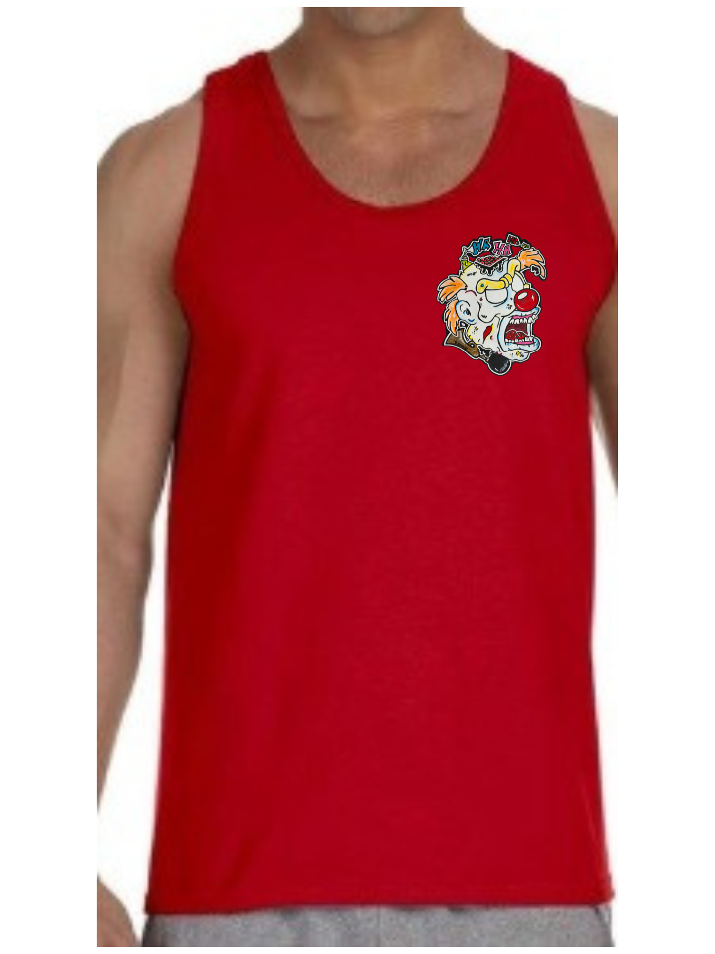 Camisole homme Zombie clown