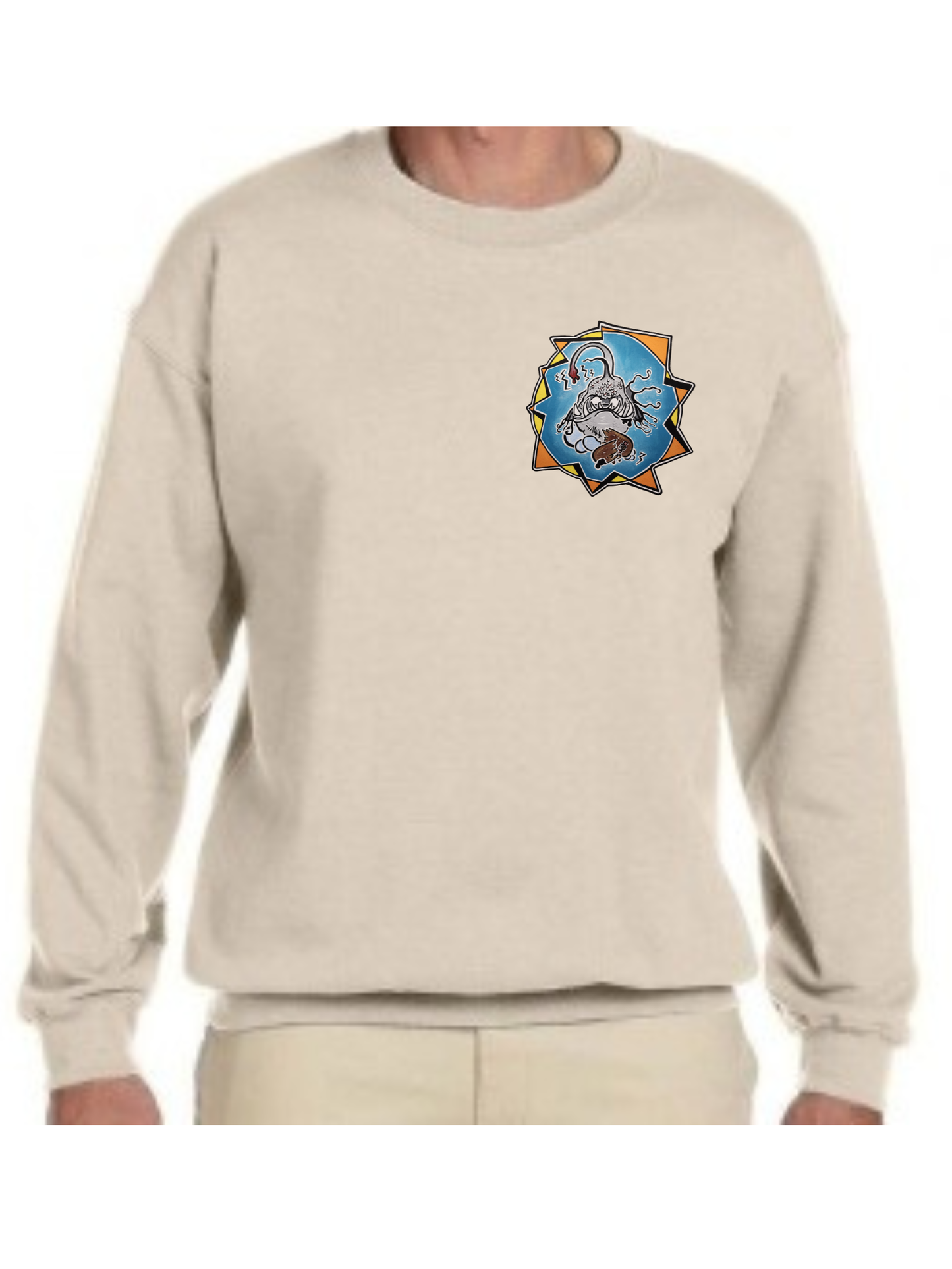 Crewneck poisson lanterne