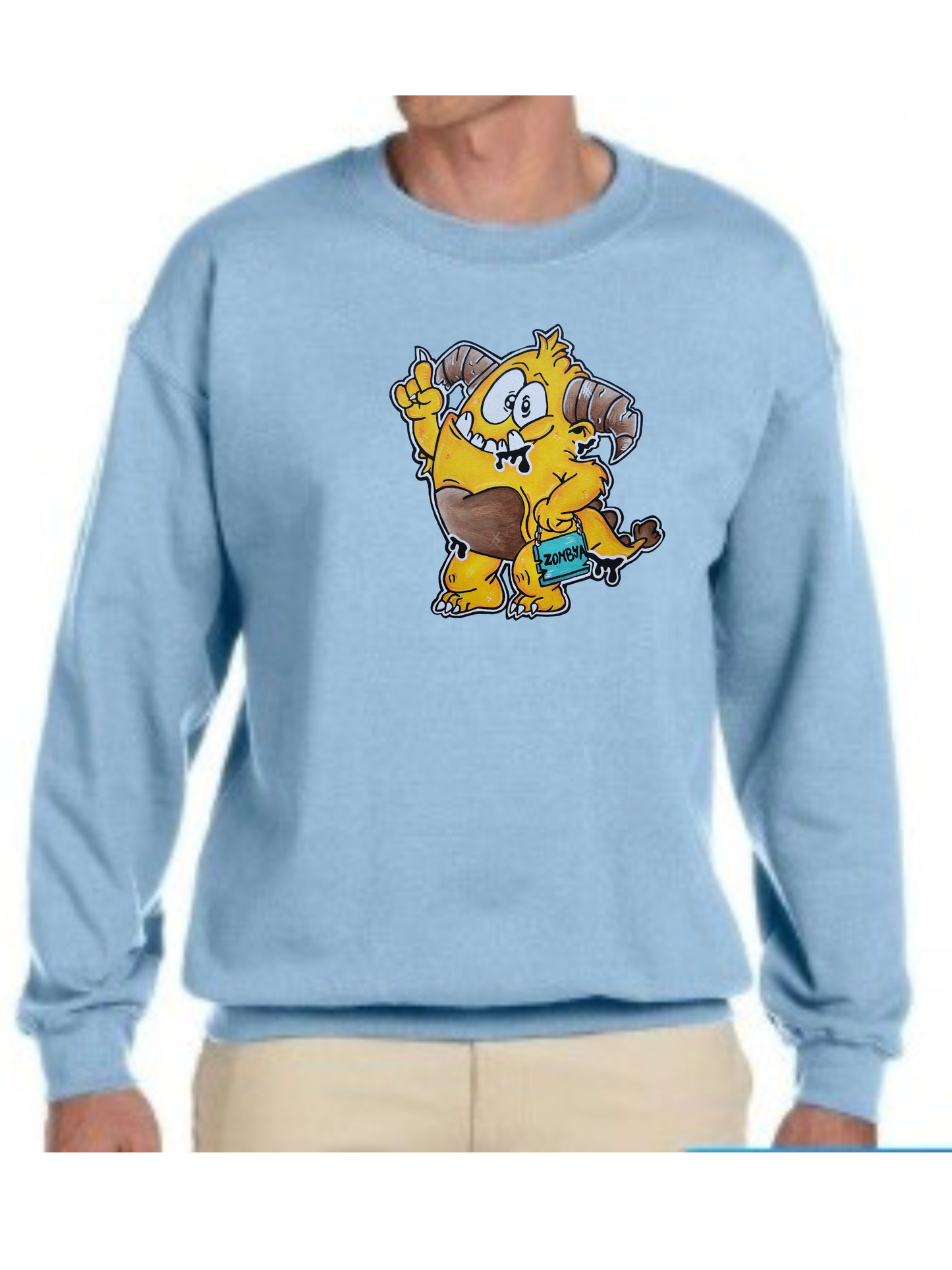 Crewneck Monstre jaune