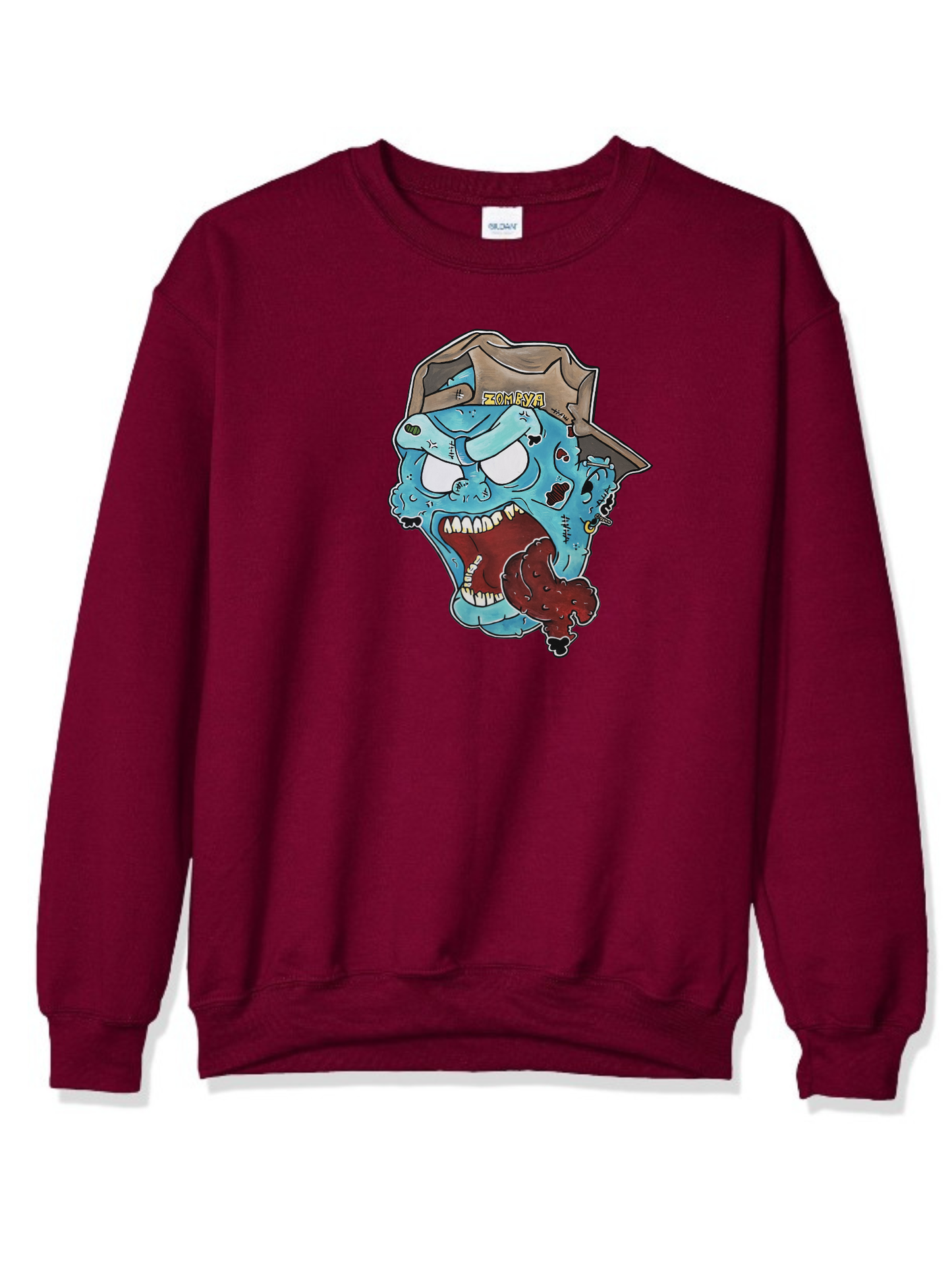 Crewneck Zombie casquette