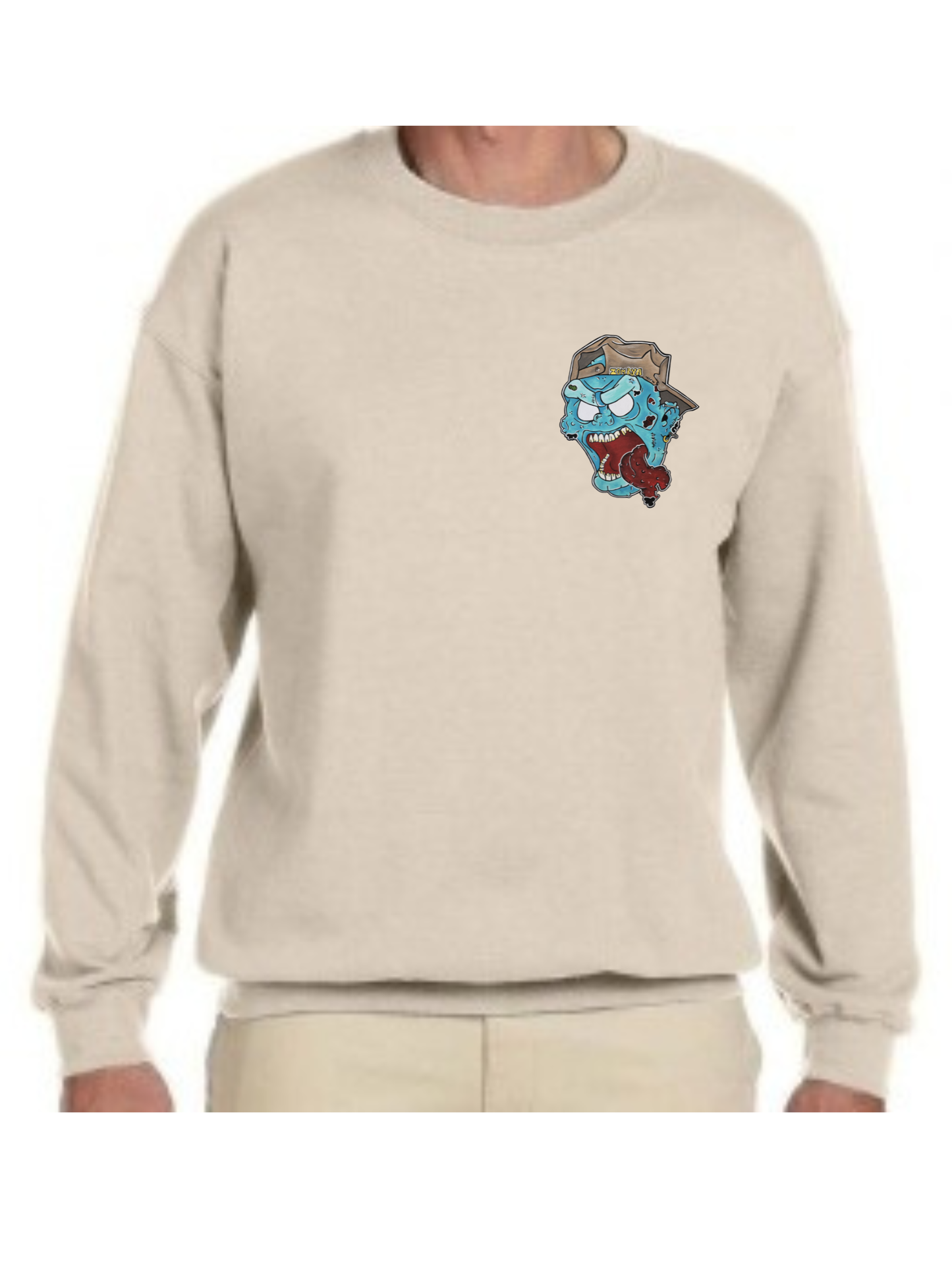 Crewneck zombie casquette