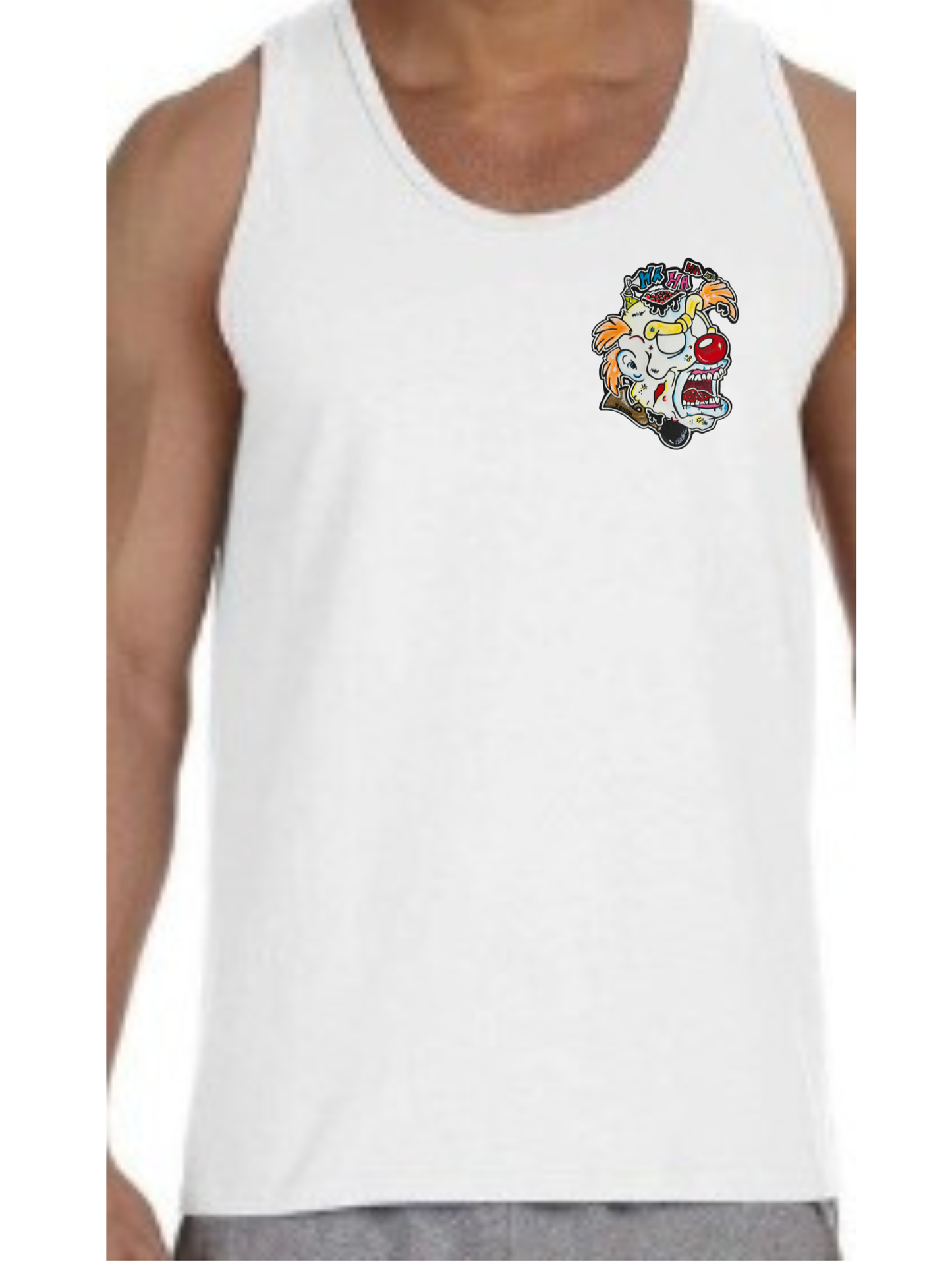 Camisole homme Zombie clown