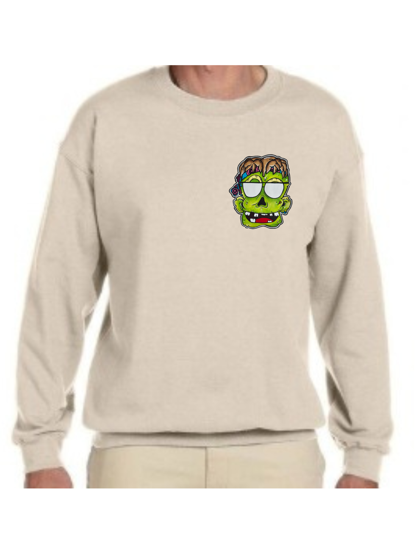 Crewneck Zombie lunette de soleil