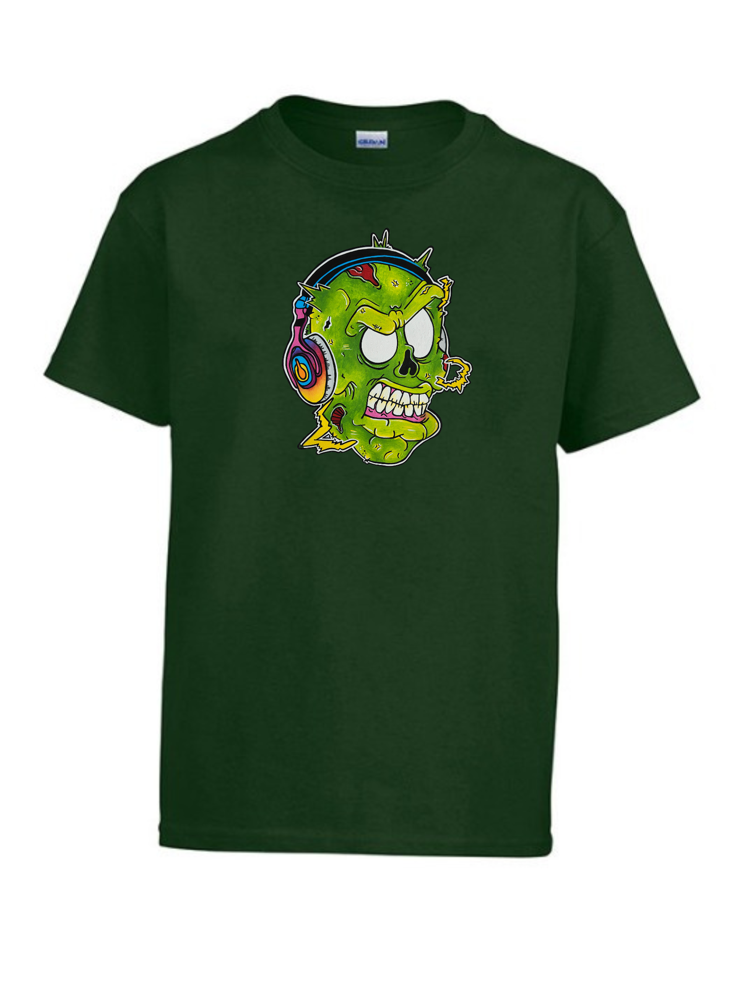 T-shirt Zombie écouteur
