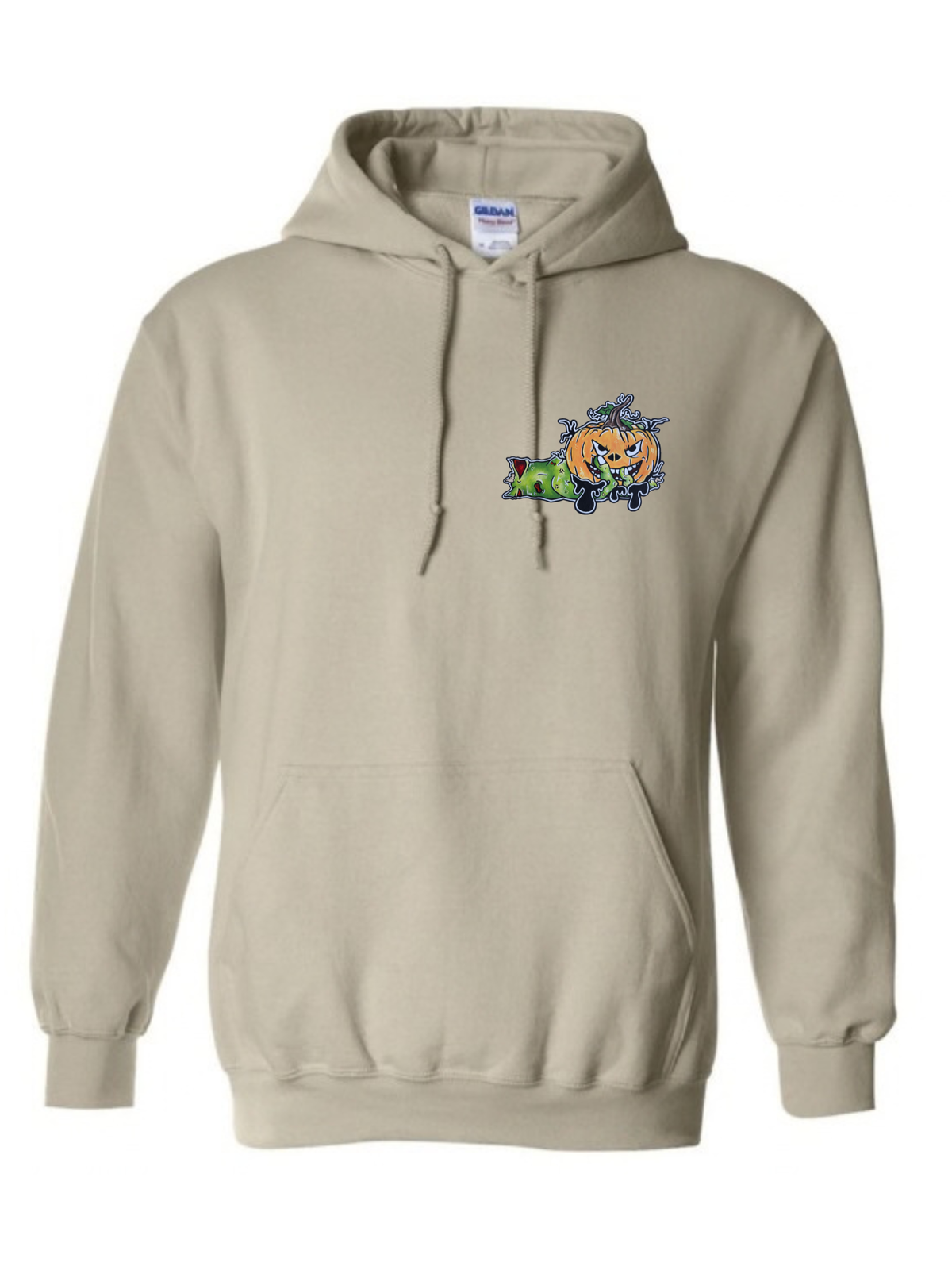 Hoodies Main zombie citrouille