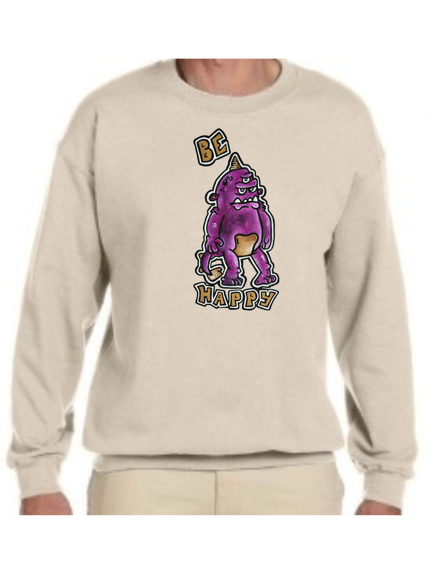 Crewneck Be happy