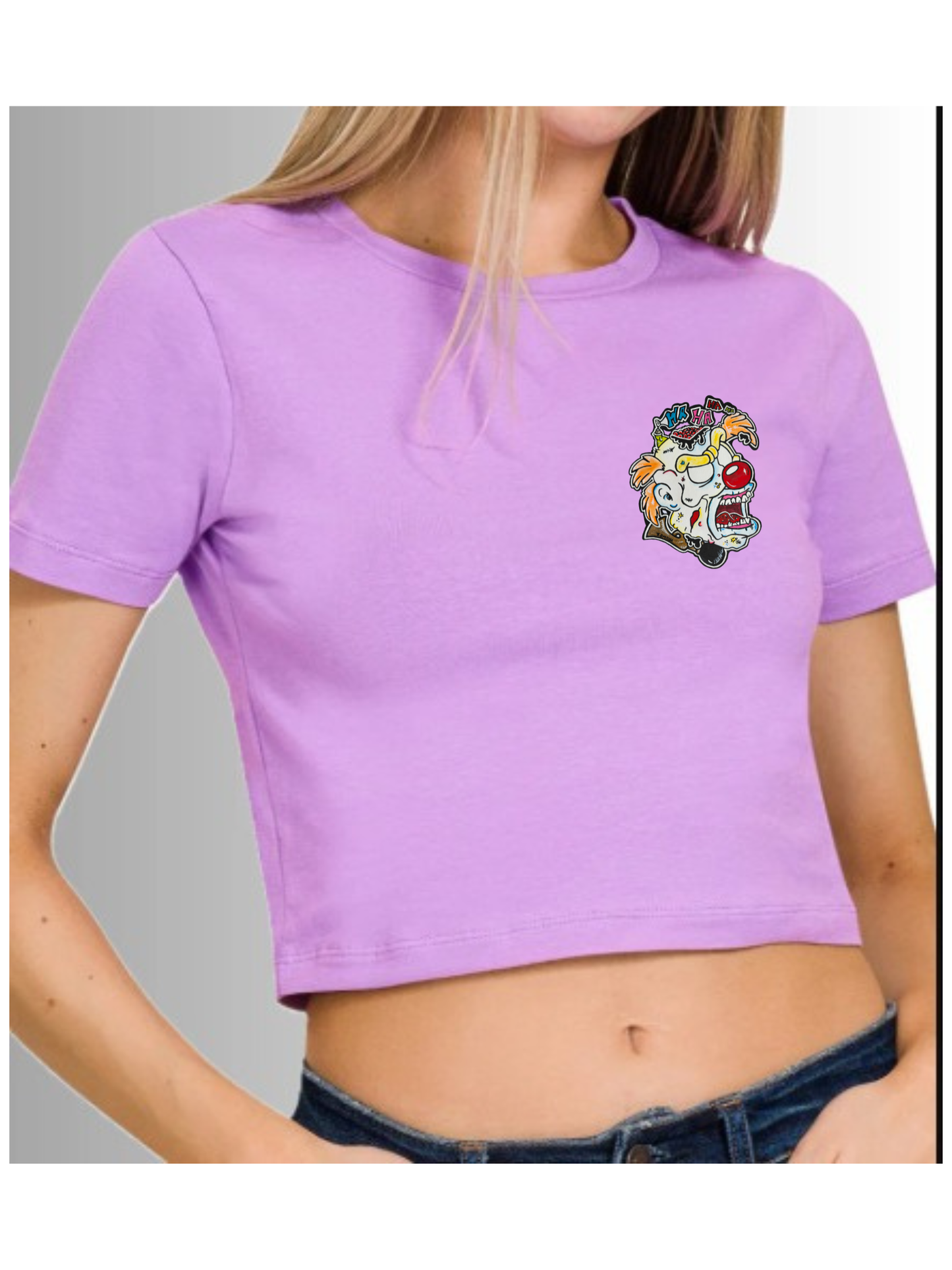 Crop top Zombie clown