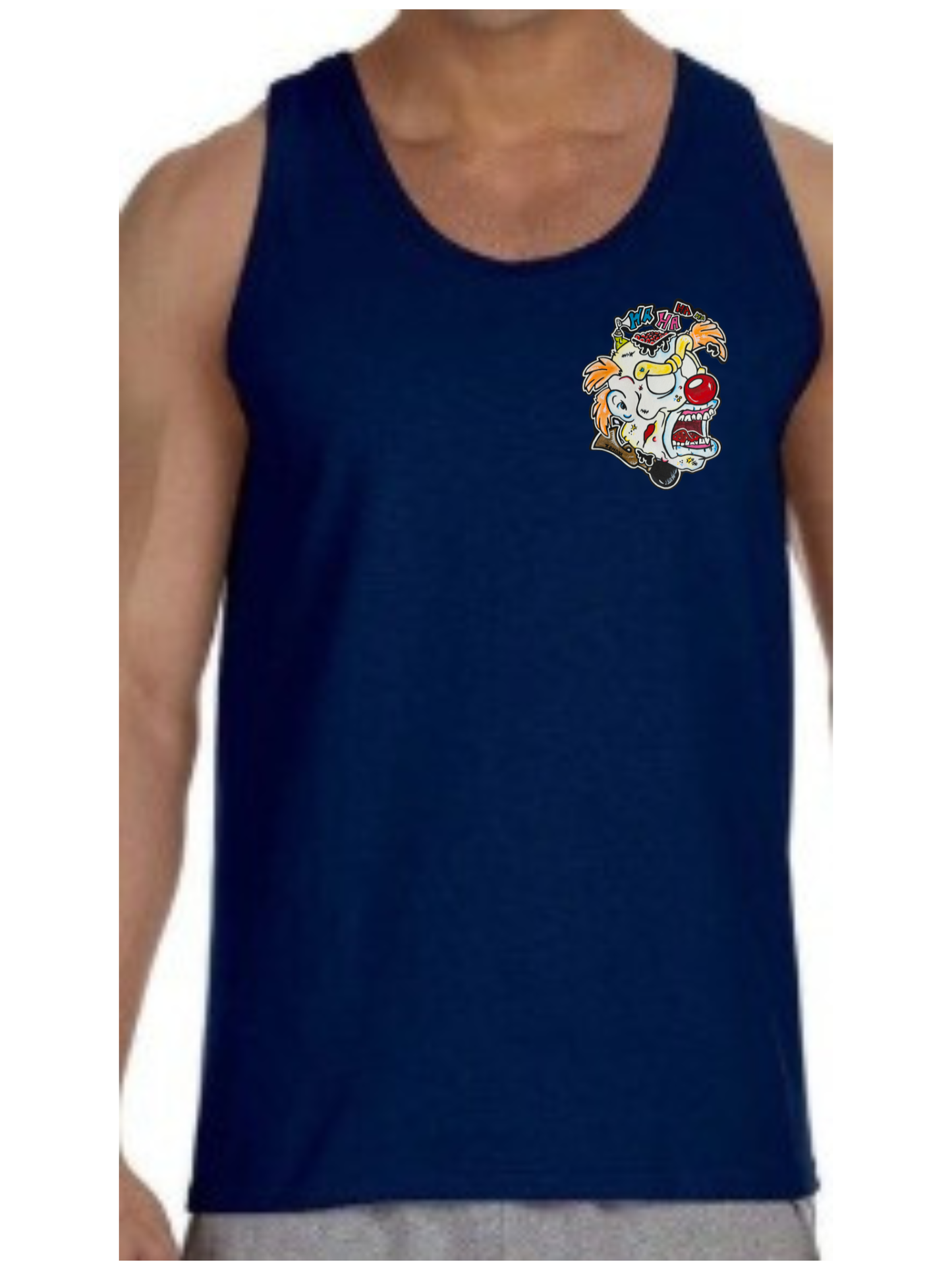 Camisole homme Zombie clown