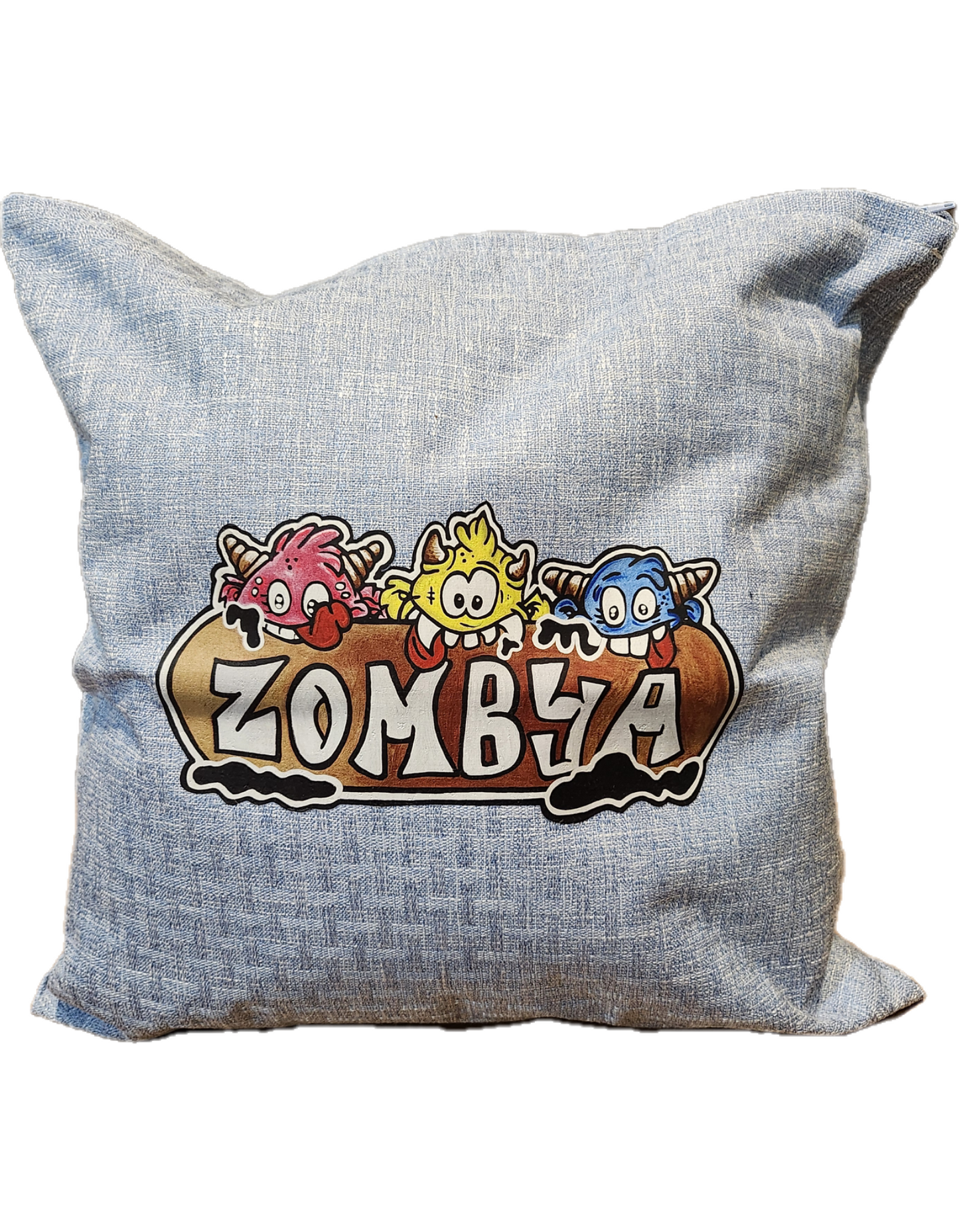 Housse coussin trio monstre